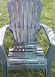 Before and after chair lawn furniture and lawn