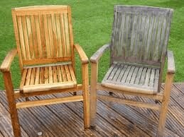 Before and after lawn furniture